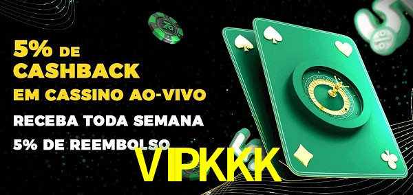 Promoções do cassino ao Vivo VIPKKK
